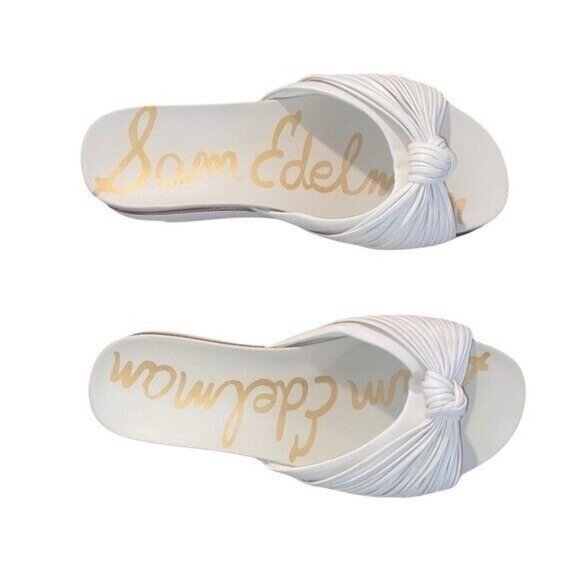 Sam Edelman Women's Adriel Knotted Platform Sport Slide Sandals Size 7.5 - Picture 3 of 12